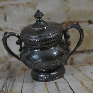 Wilxcox Silver Plate Victorian Container